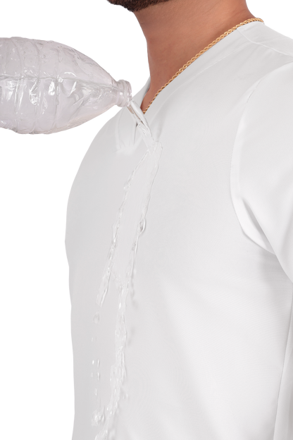 Conjunto Quirurgico Antifluidos corte Recto - Blanco