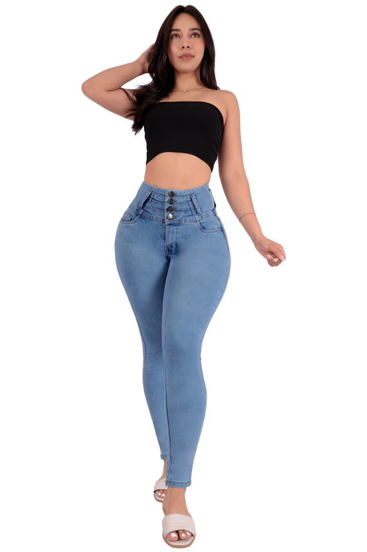 Jeans Levanta Glúteos 3918-02