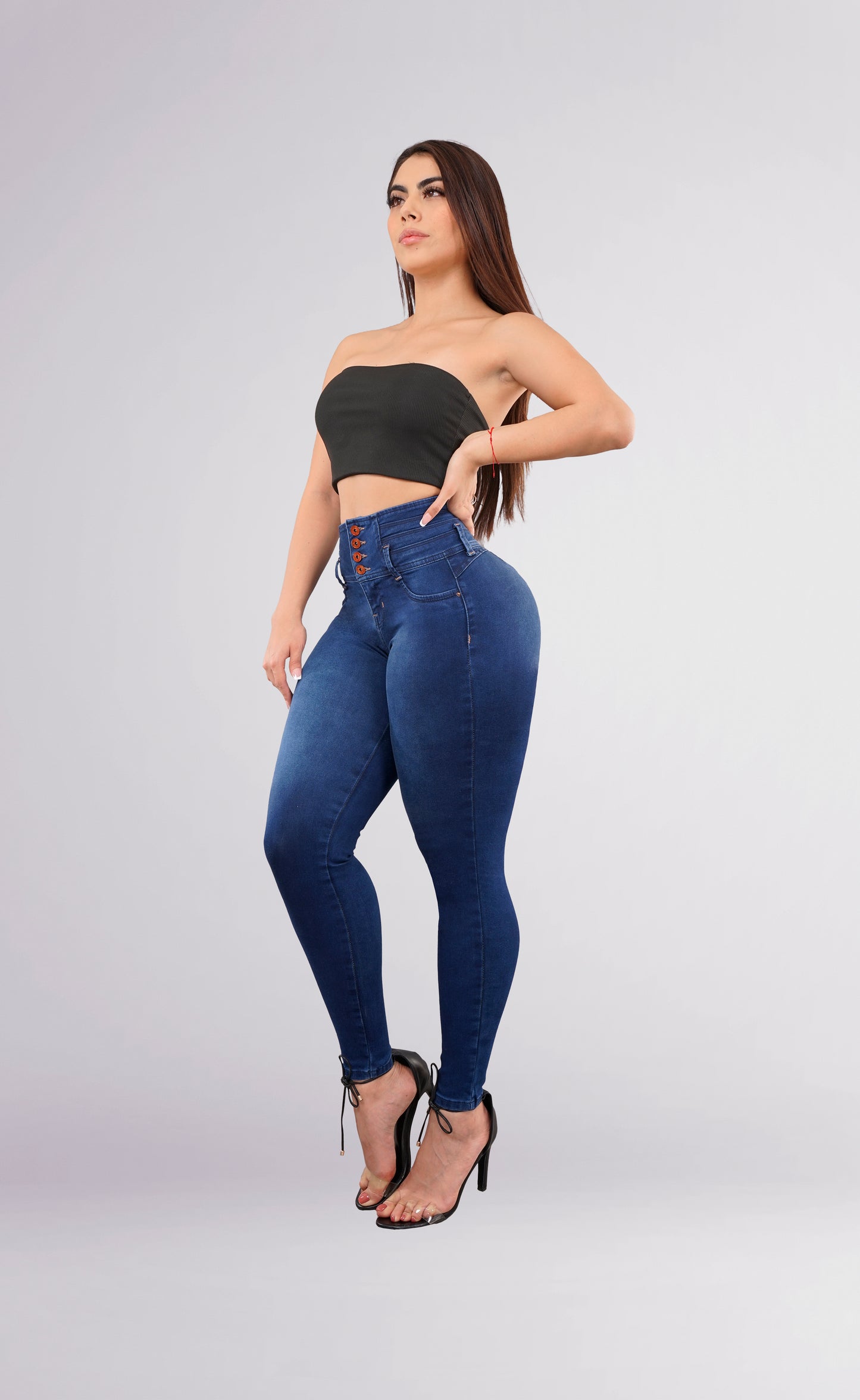 LipoJeans de Talle Alto con Efecto Levanta Cola 3679