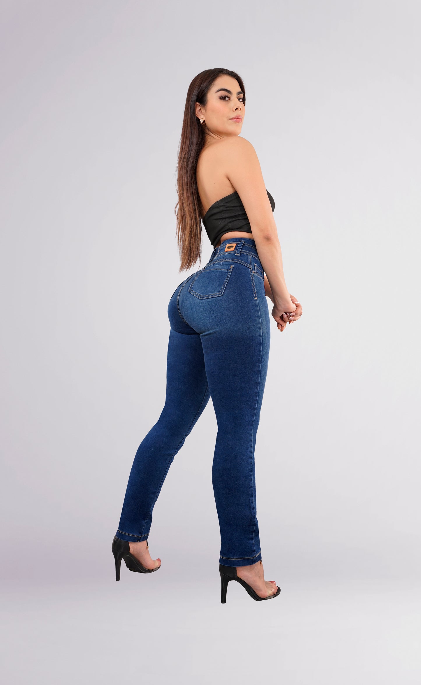 LipoJeans de Talle Alto con Efecto Levanta Cola 3679