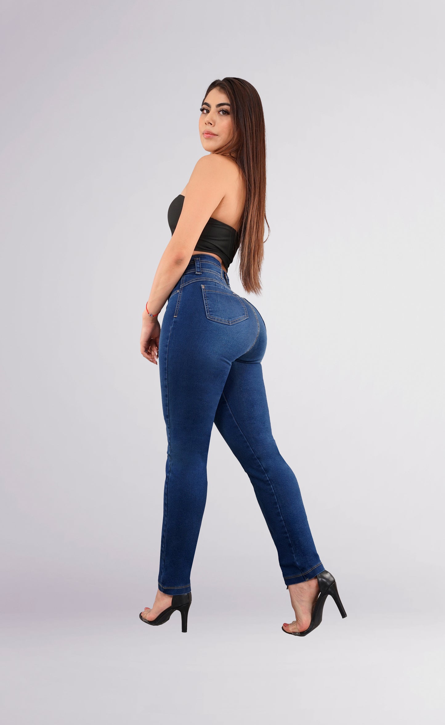 LipoJeans de Talle Alto con Efecto Levanta Cola 3680