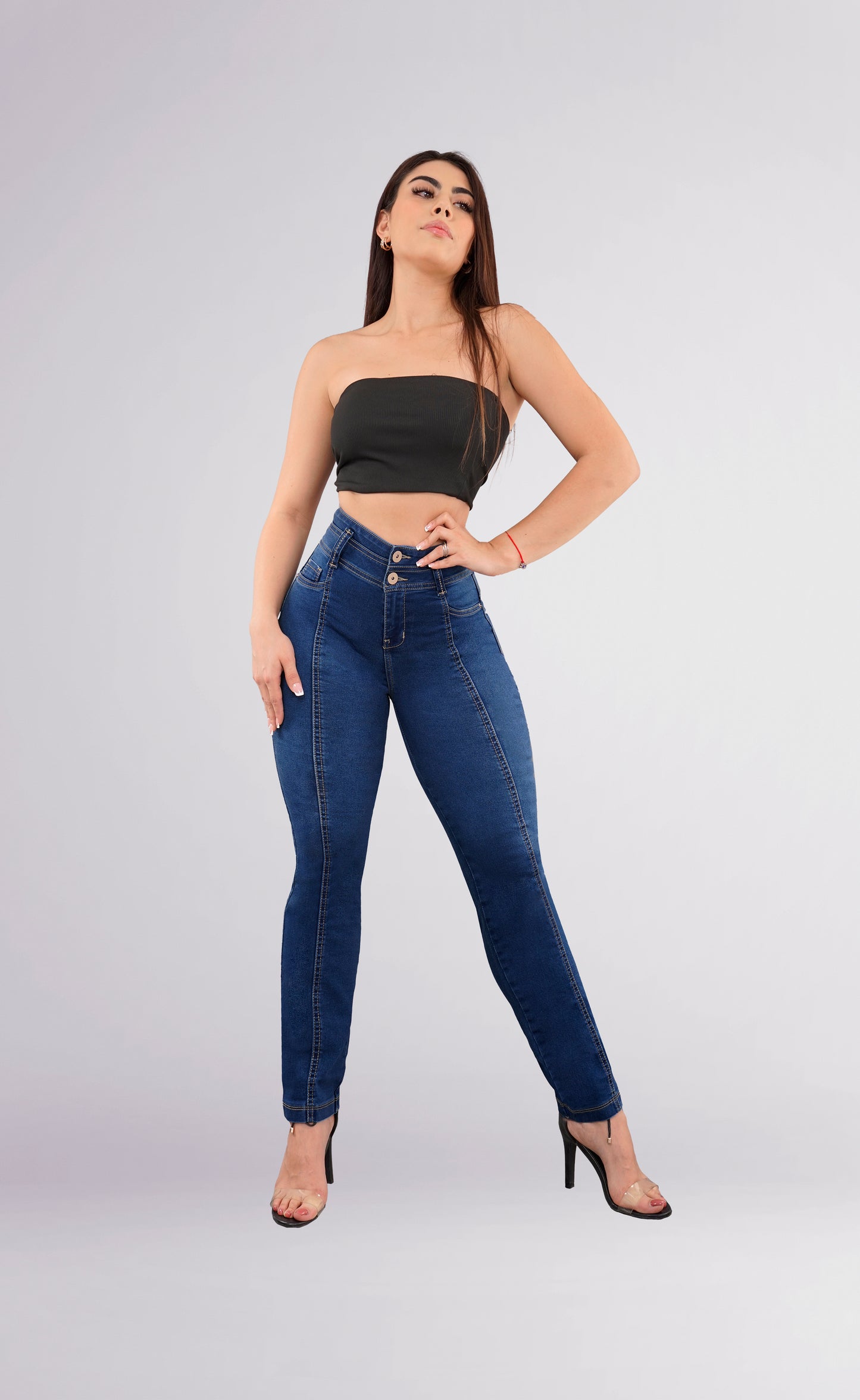 LipoJeans de Talle Alto con Efecto Levanta Cola 3680