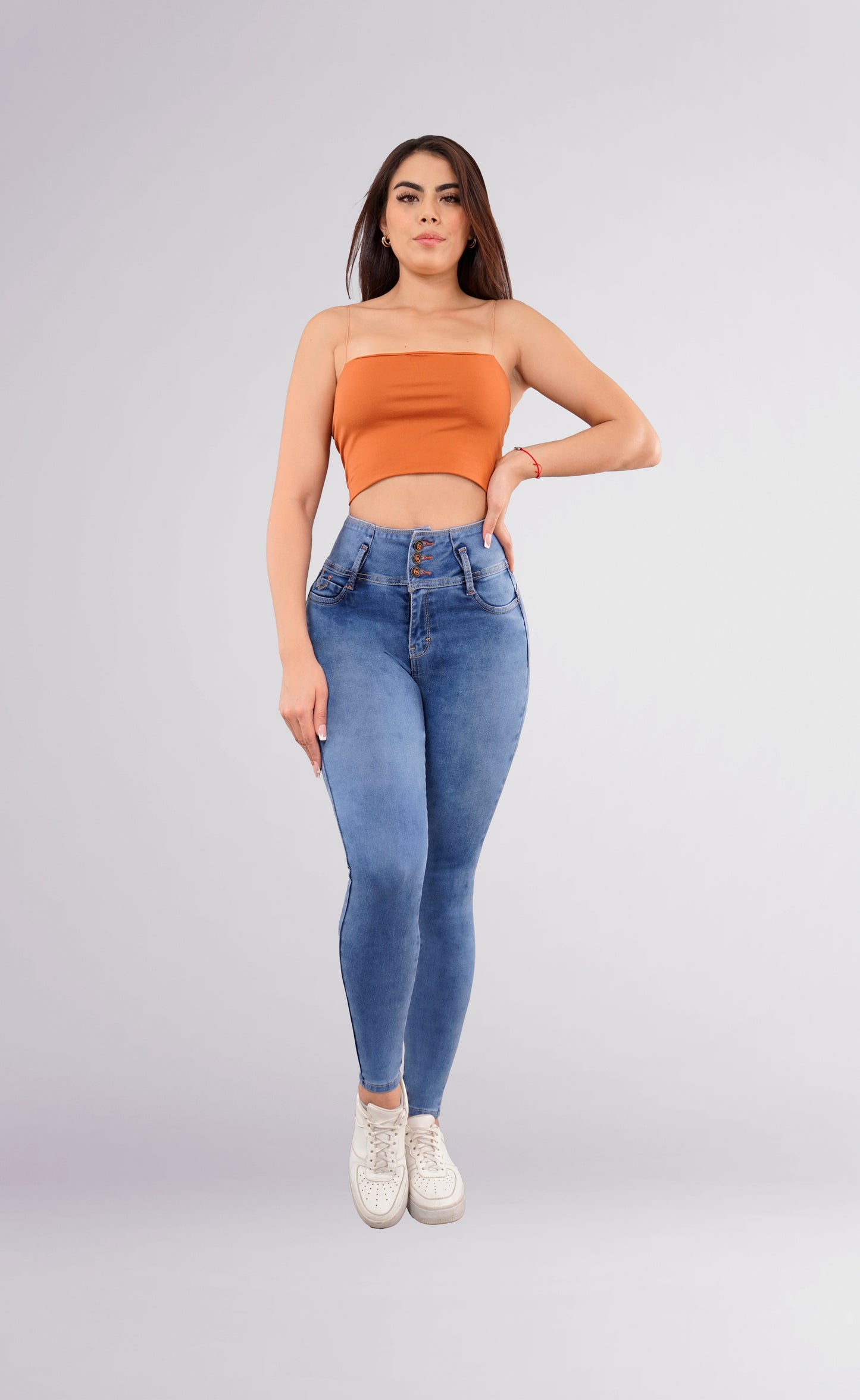 LipoJeans de Talle Alto con Efecto Levanta Cola 3687