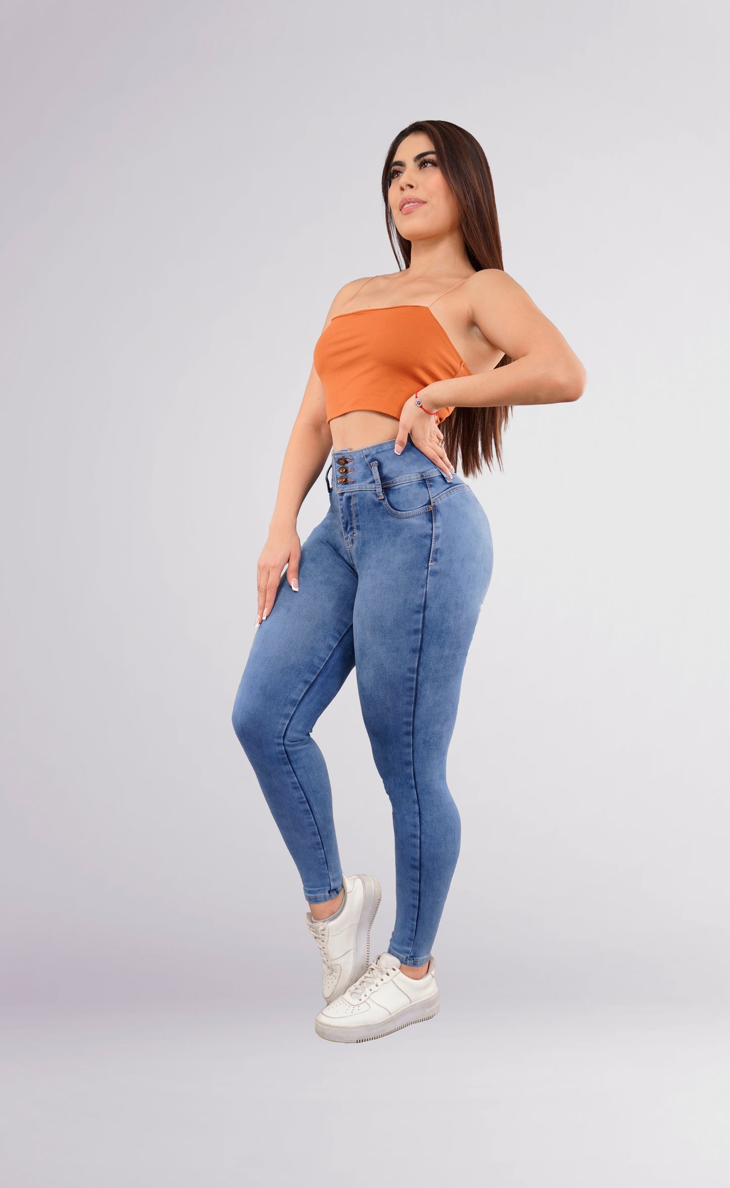 LipoJeans de Talle Alto con Efecto Levanta Cola 3687