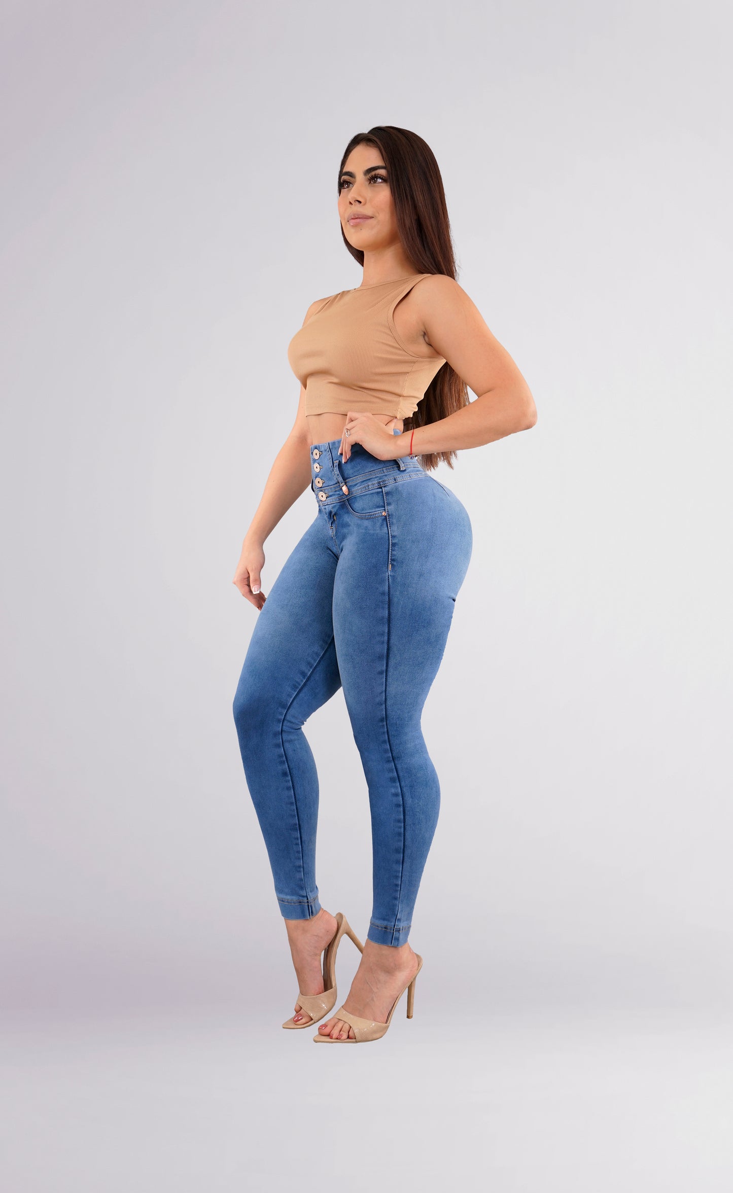 LipoJeans de Talle Alto con Efecto Levanta Cola 3693