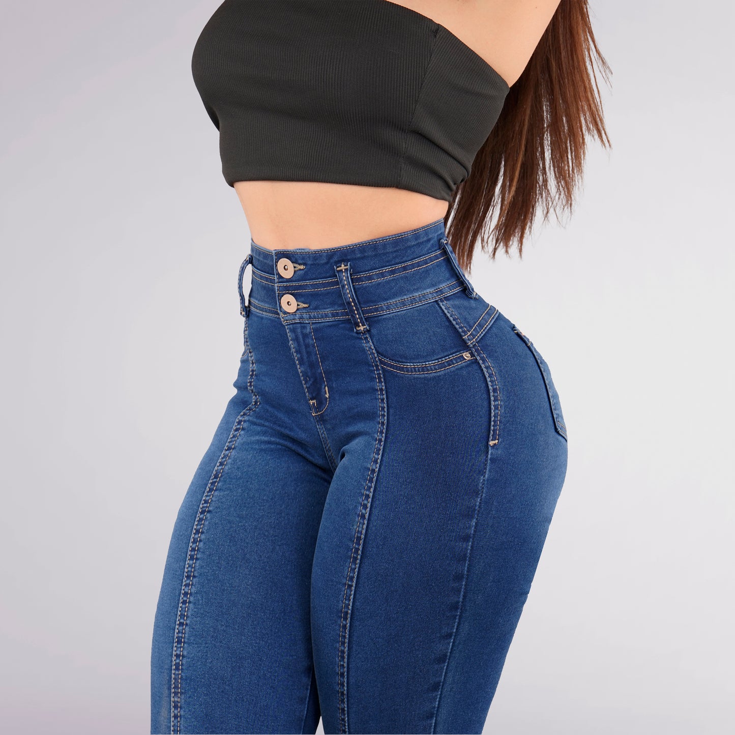 LipoJeans de Talle Alto con Efecto Levanta Cola 3679