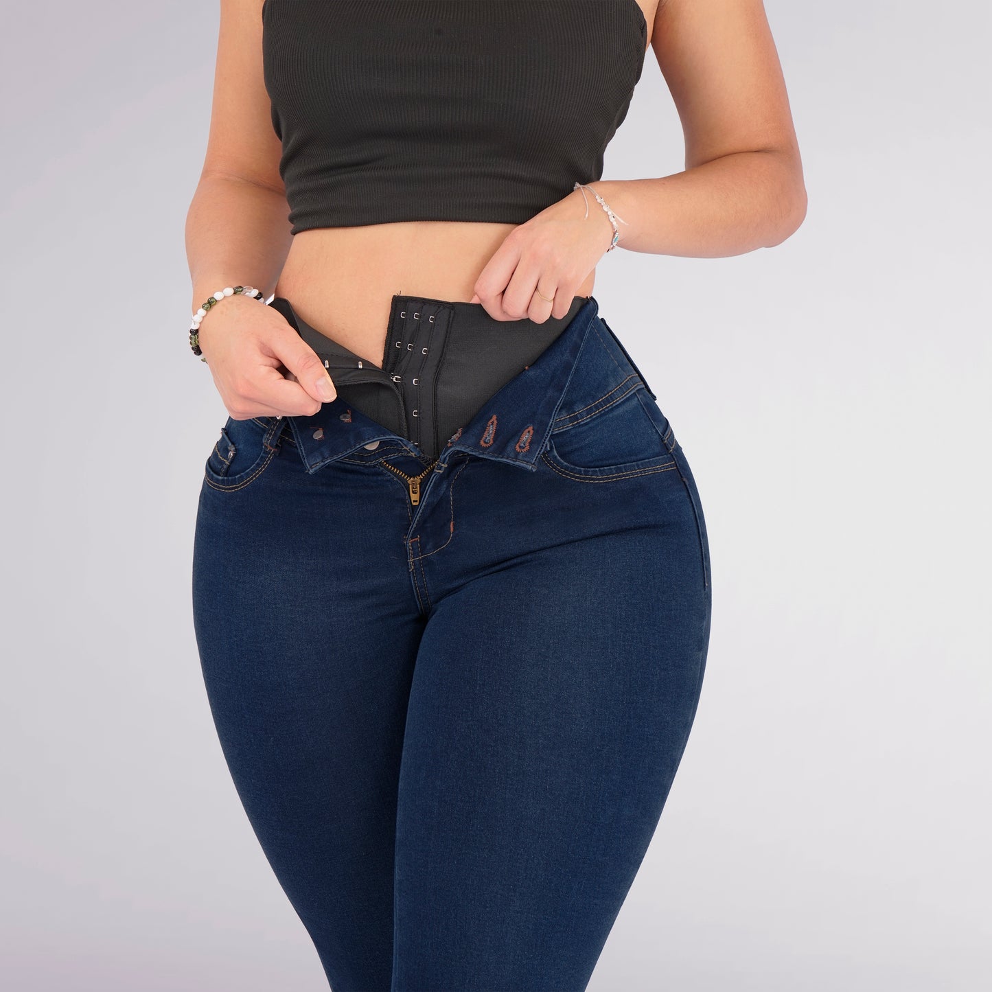 Faja Jeans Dama Pantalones Mujer Colombiano Levanta Pompa 3768/03