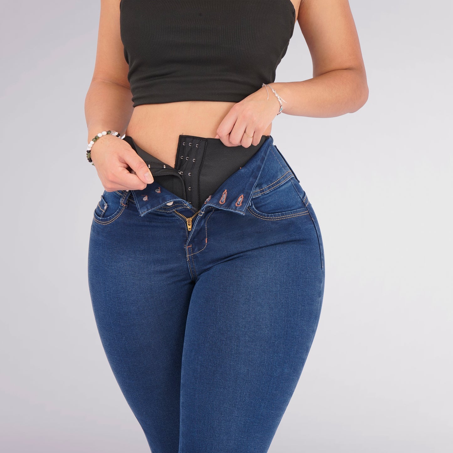 Faja Jeans Dama Pantalones Mujer Colombiano Levanta Pompa 3768/04