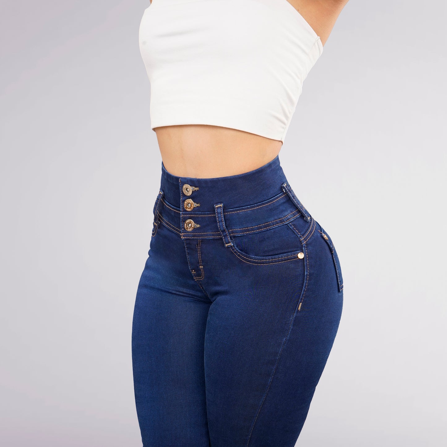 LipoJeans de Talle Alto con Efecto Levanta Cola 3751