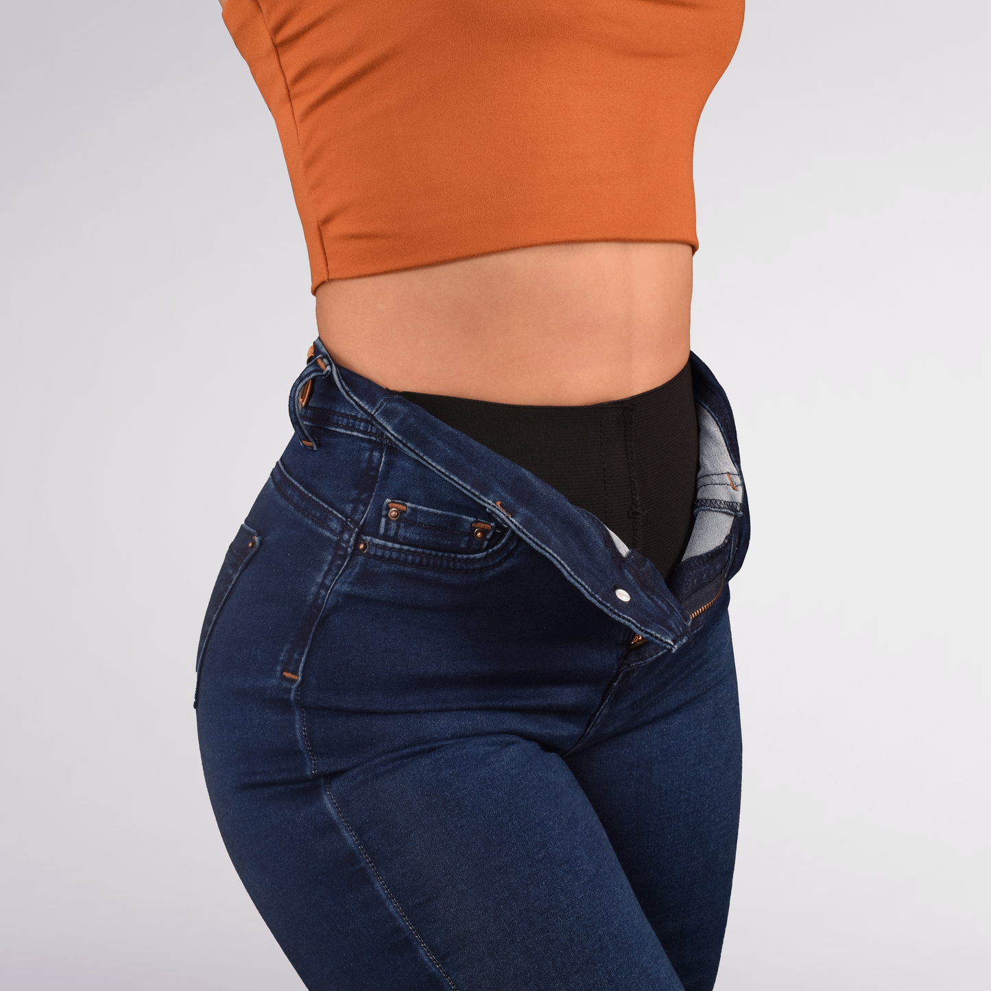 Faja Jeans de Talle Alto con Efecto Levanta Cola 3769 04