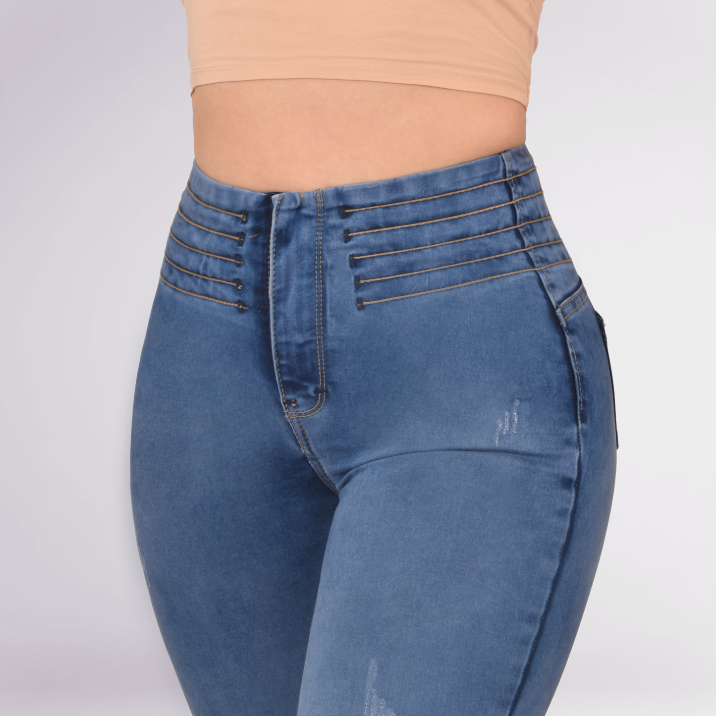 LipoJeans de Talle Alto con Efecto Levanta Cola 3684