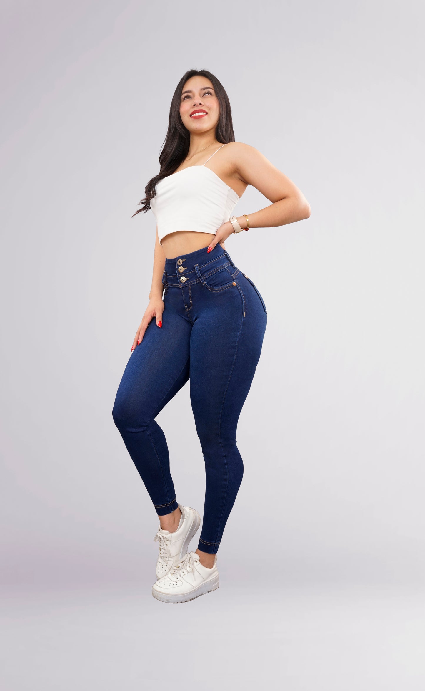 LipoJeans de Talle Alto con Efecto Levanta Cola 3751