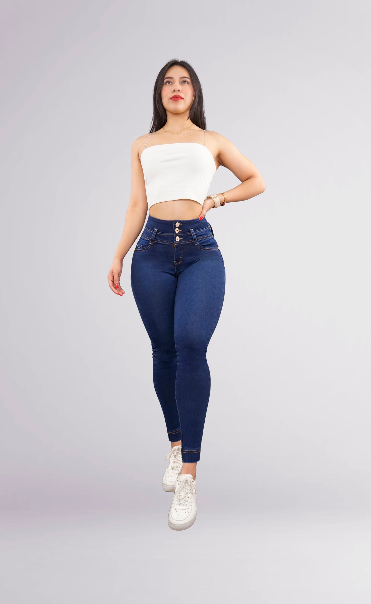 LipoJeans de Talle Alto con Efecto Levanta Cola 3751