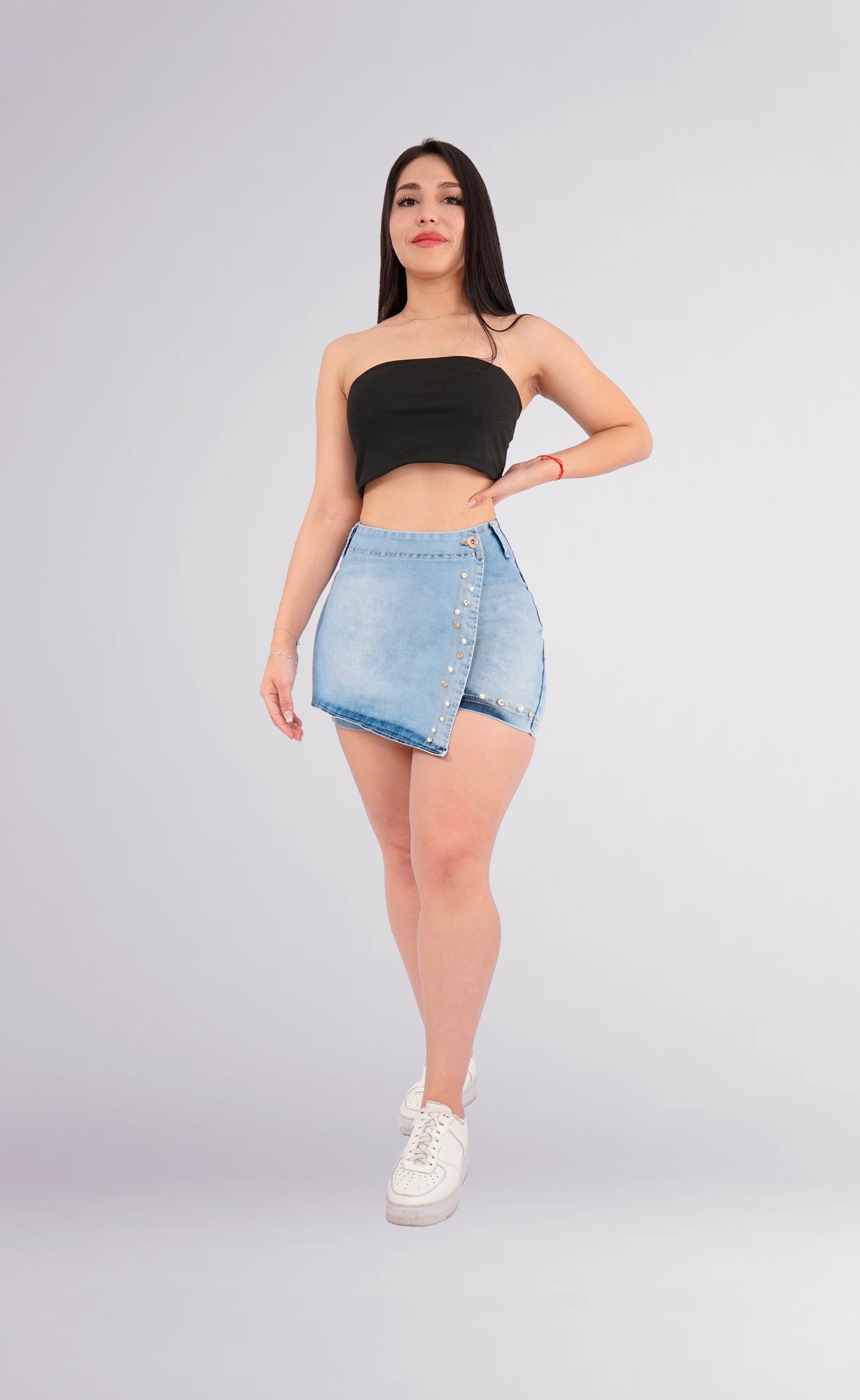 Short Falda Dama Casual Mujer Levanta Pompas Alta Elasticidad 3840