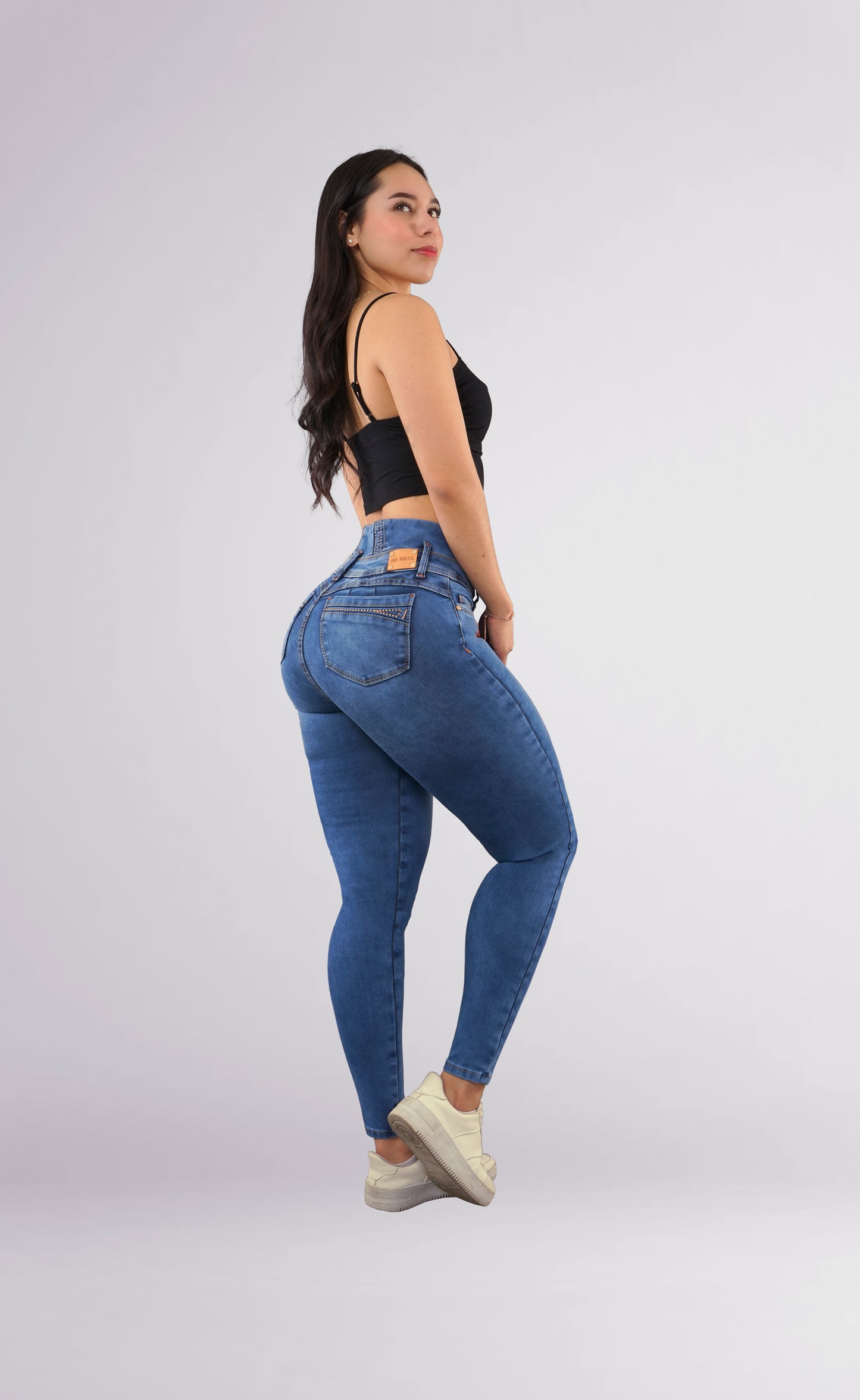 LipoJeans de Talle Alto con Efecto Levanta Cola 3747