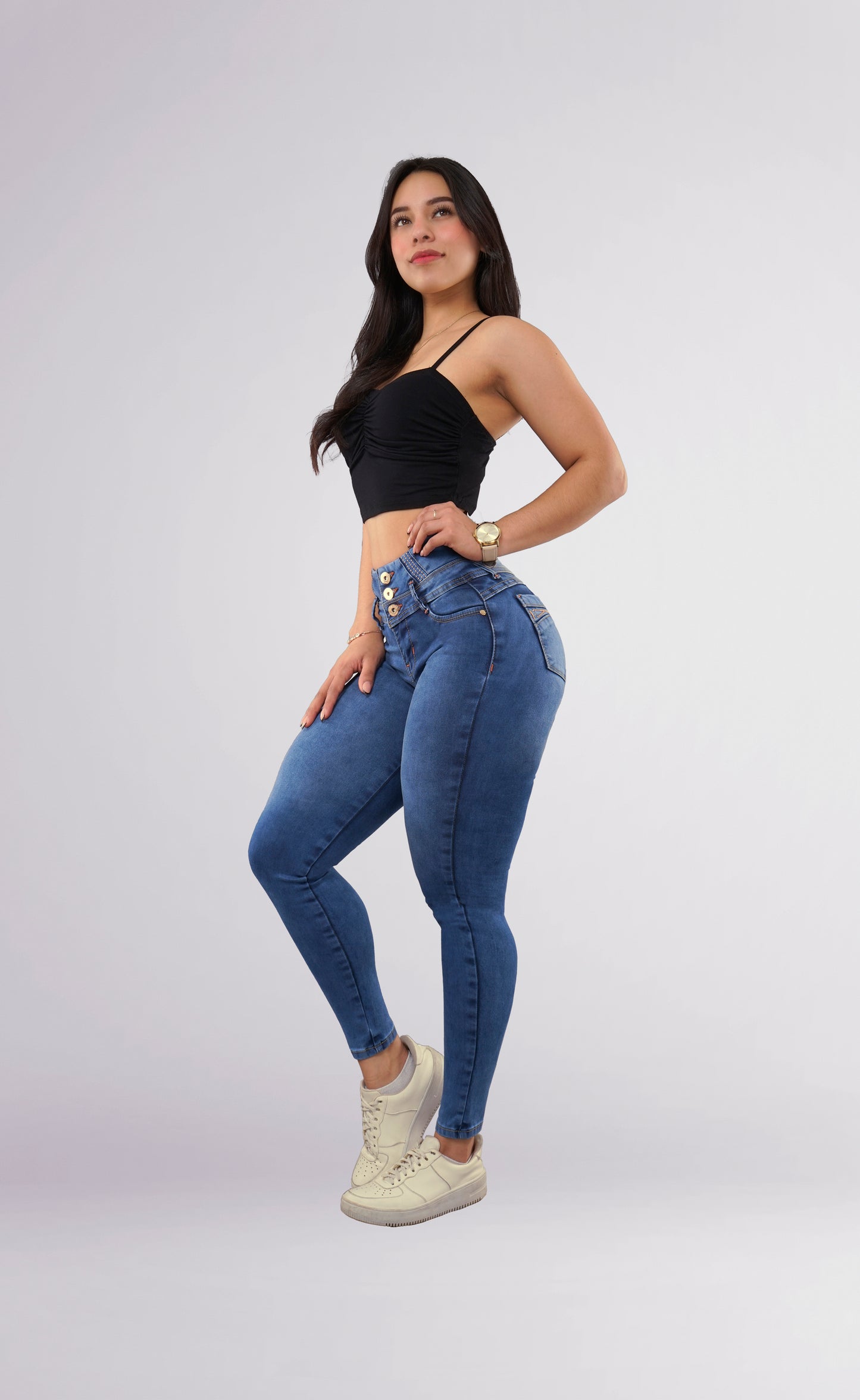 LipoJeans de Talle Alto con Efecto Levanta Cola 3747