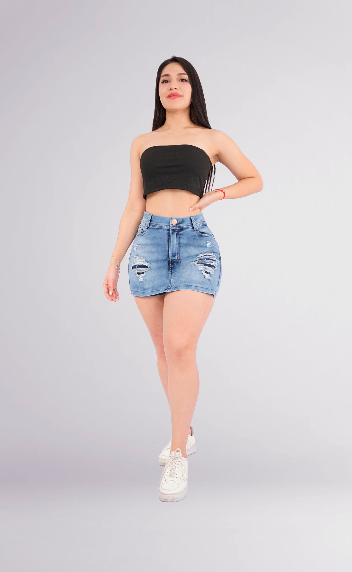 Short Falda Dama Casual Mujer Levanta Pompas Alta Elasticidad 3880