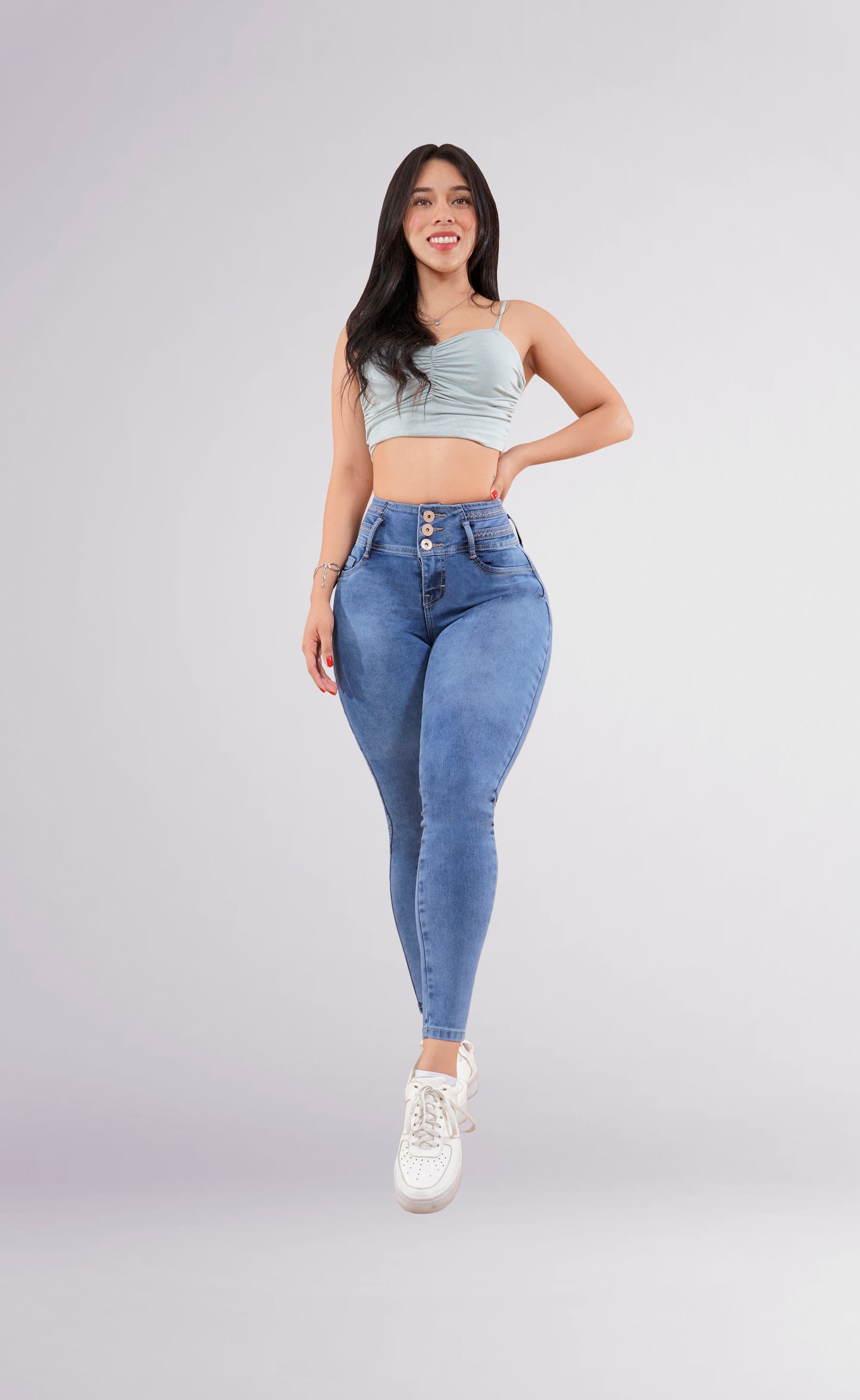 LipoJeans de Talle Alto con Efecto Levanta Cola 3666