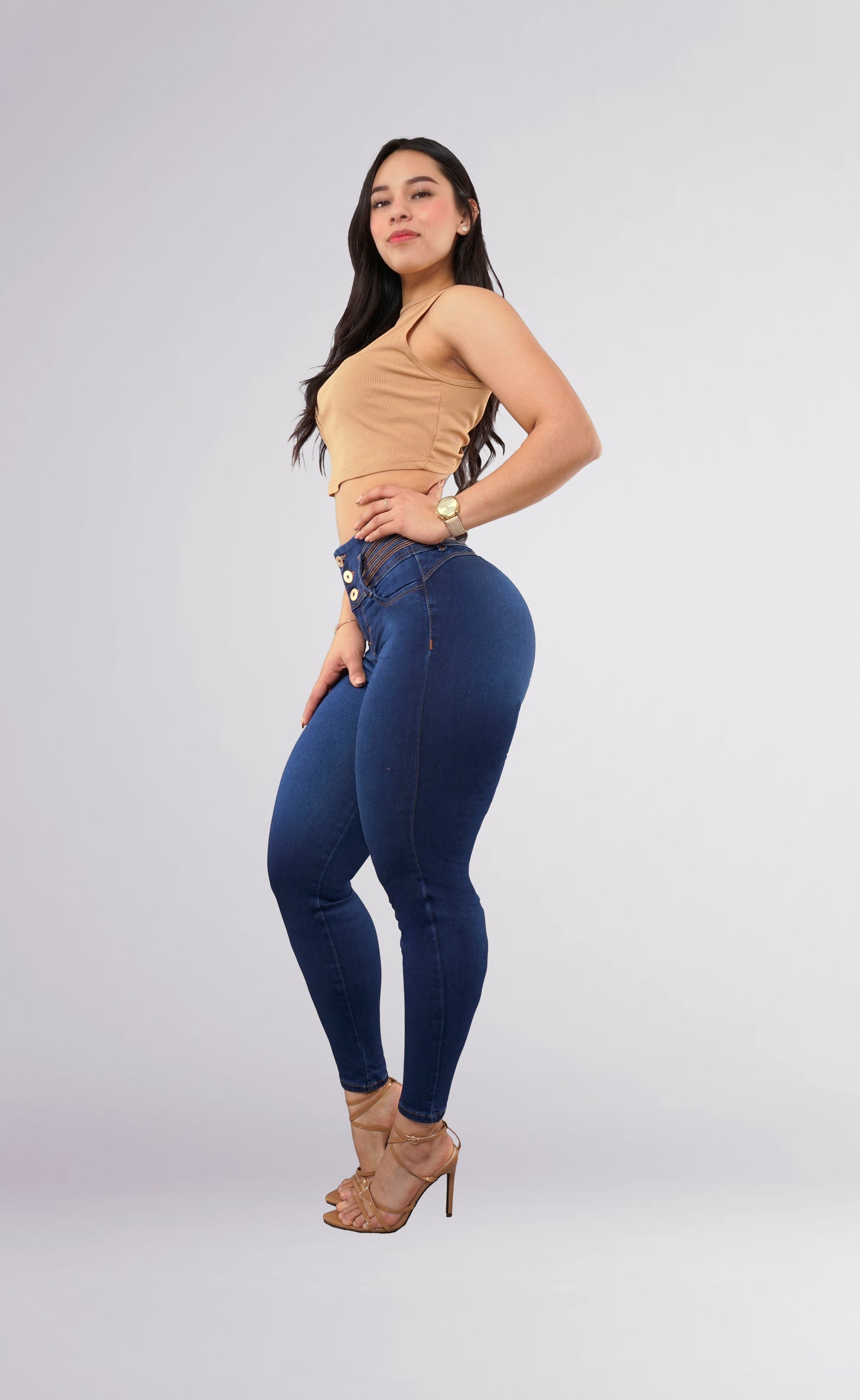 LipoJeans de Talle Alto con Efecto Levanta Cola 3789