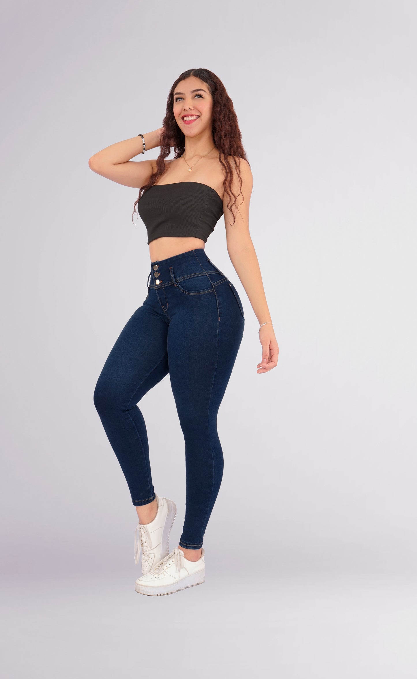 Faja Jeans Dama Pantalones Mujer Colombiano Levanta Pompa 3768/03