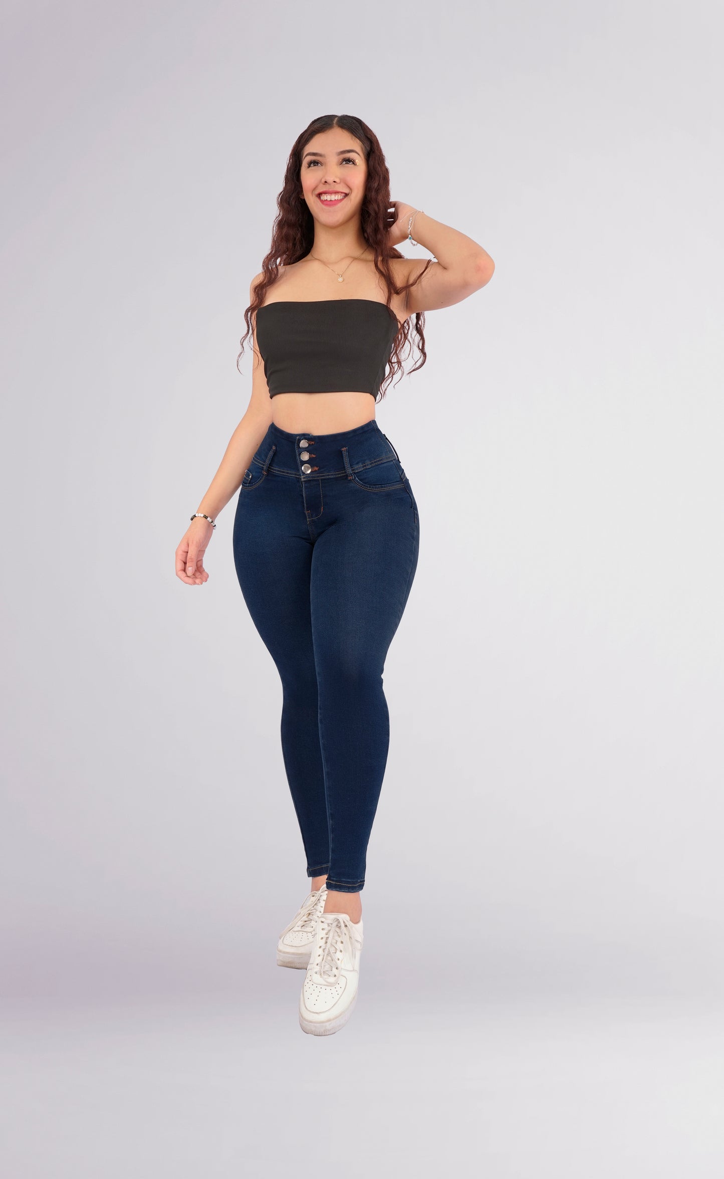 Faja Jeans Dama Pantalones Mujer Colombiano Levanta Pompa 3768/03