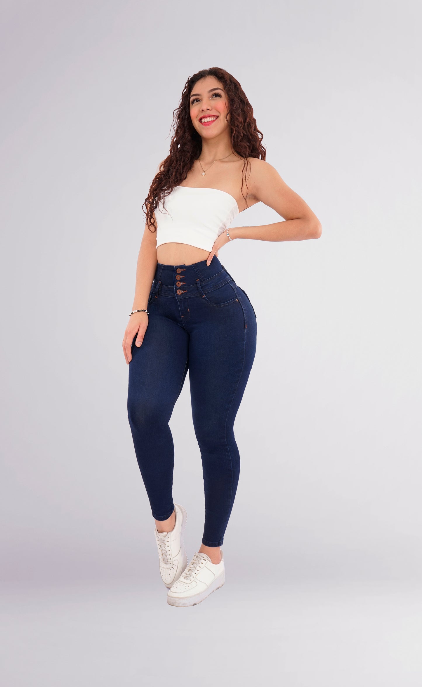 LipoJeans de Talle Alto con Efecto Levanta Cola 3773