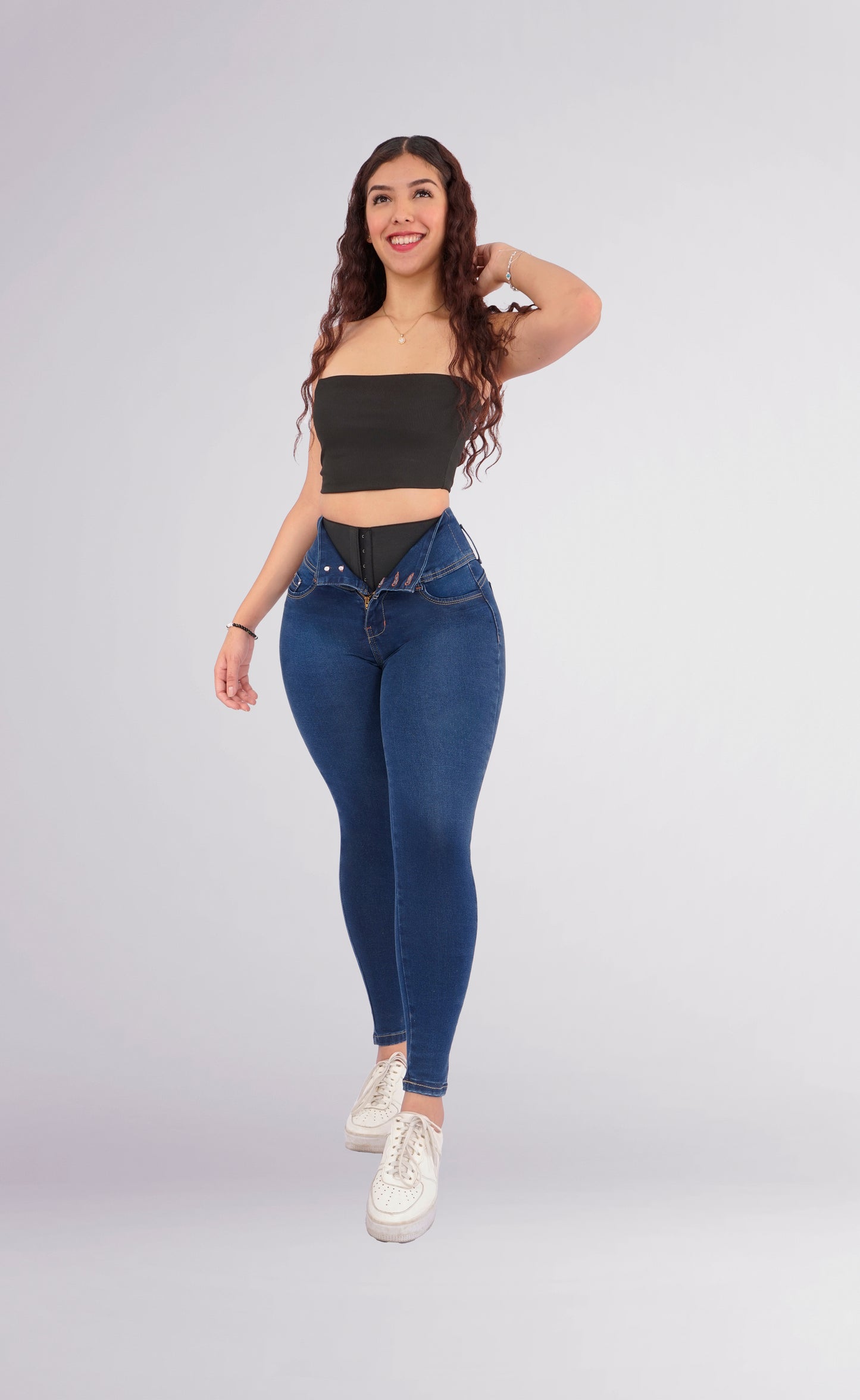 Faja Jeans Dama Pantalones Mujer Colombiano Levanta Pompa 3768/04