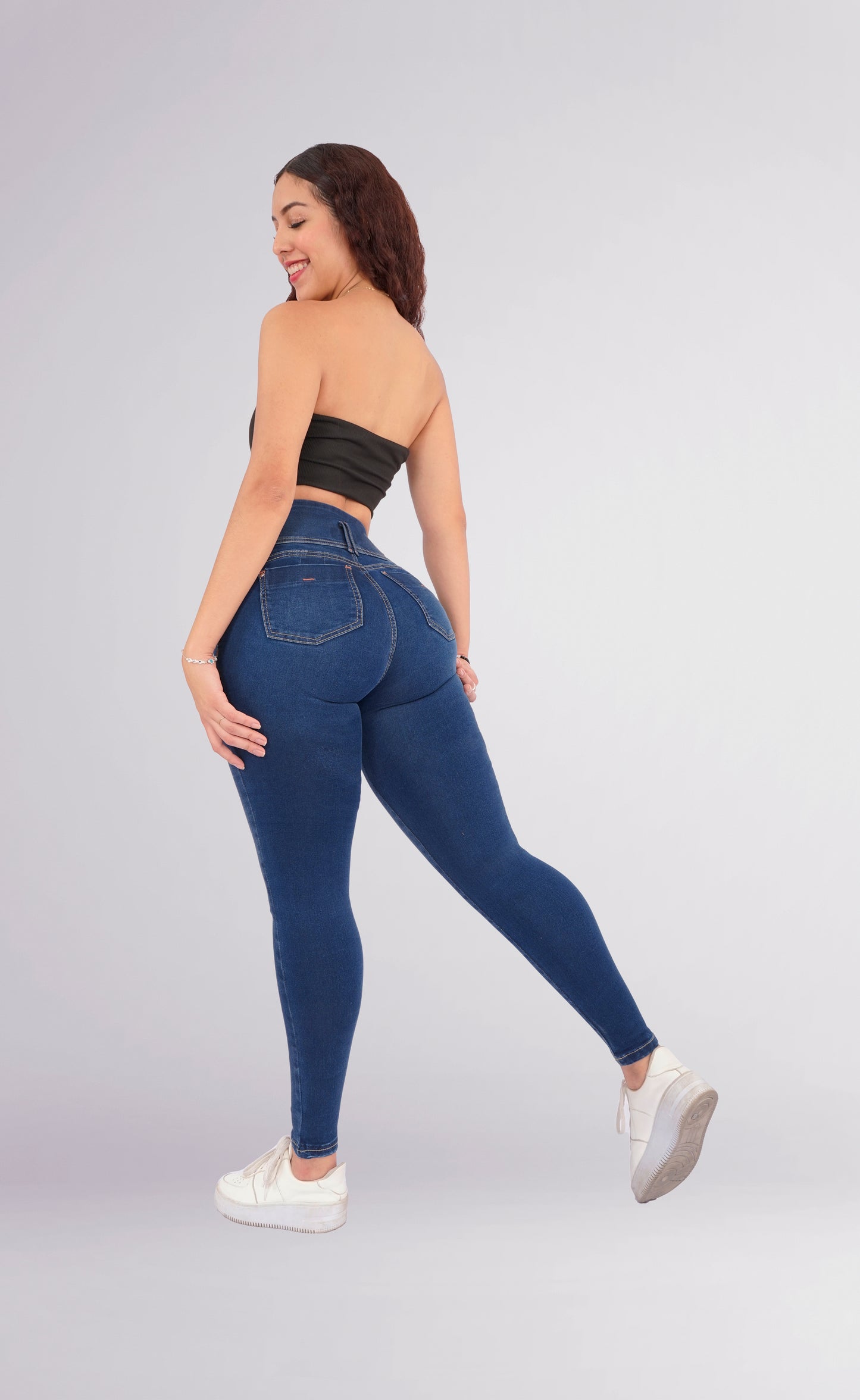 Faja Jeans Dama Pantalones Mujer Colombiano Levanta Pompa 3768/04