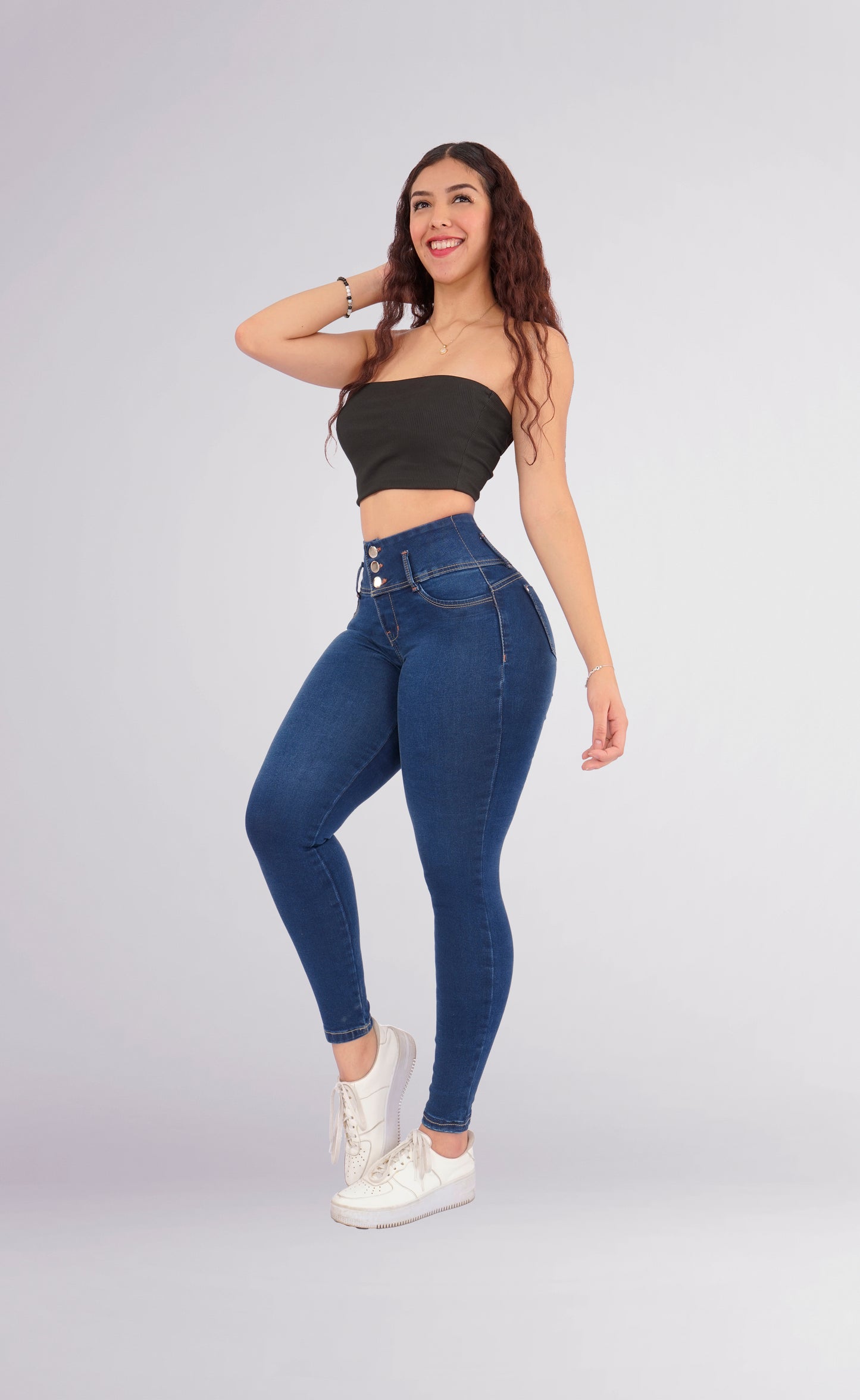 Faja Jeans Dama Pantalones Mujer Colombiano Levanta Pompa 3768/04