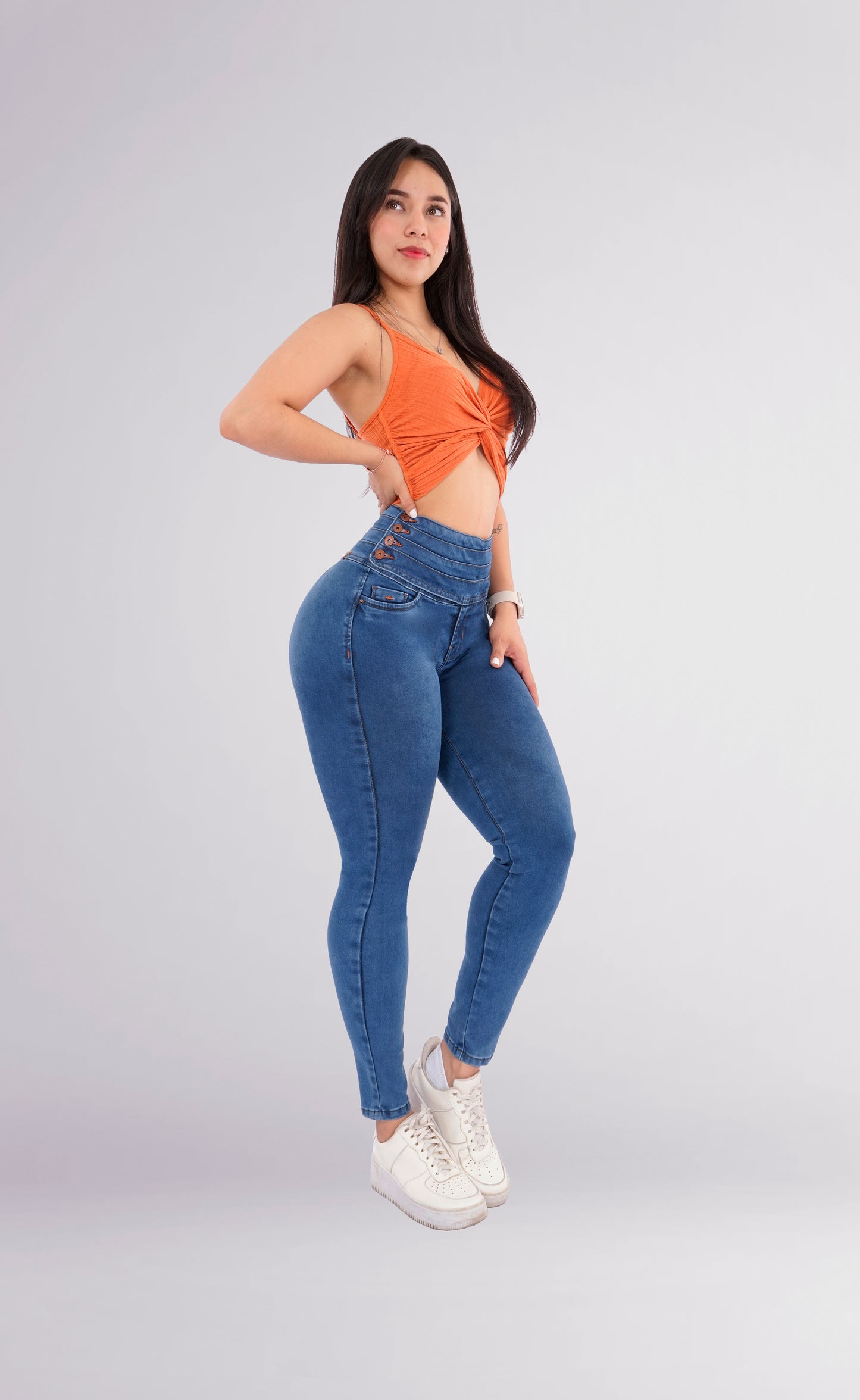 LipoJeans de Talle Alto con Efecto Levanta Cola 3685