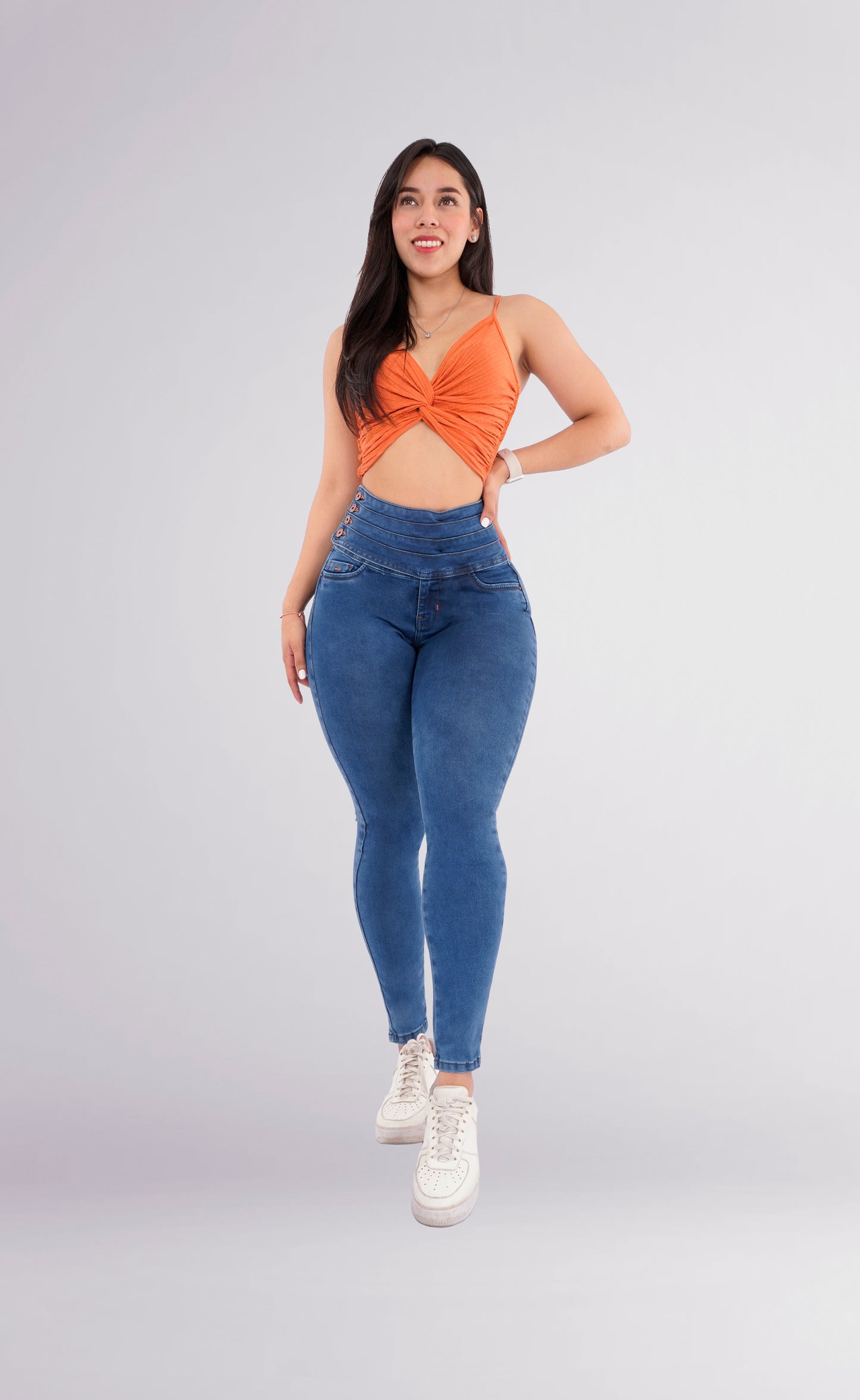 LipoJeans de Talle Alto con Efecto Levanta Cola 3685